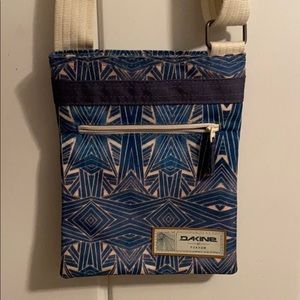 Blue multi colored DaKine small crossbody NWOT
